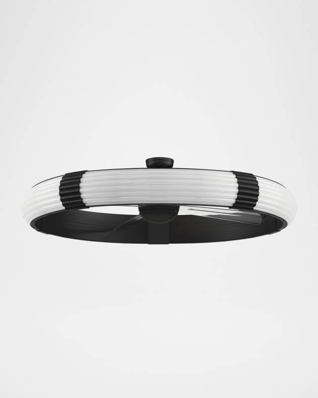Cipriani 57" Wi-Fi Ceiling Fan with Integrated LED Light